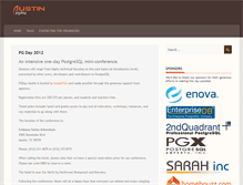 Tablet Screenshot of pgday.austinpug.org